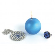 Metal effect powder - Sapphire x 6g