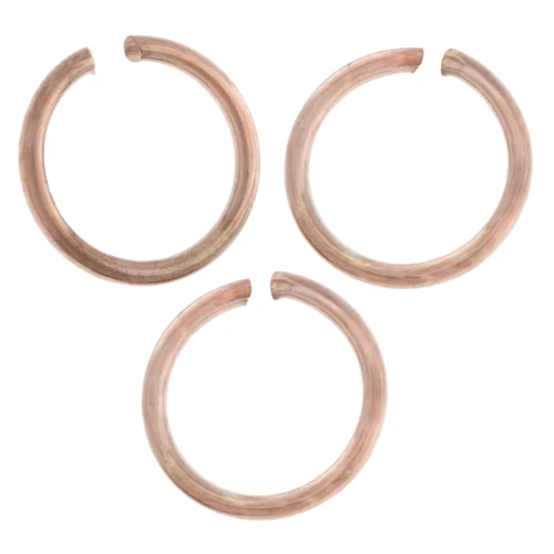 Open rings 7x0.8 mm - European made - Pink gold x50