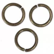 8x1mm Open Jump Rings - European-made - Bronze Tone x50