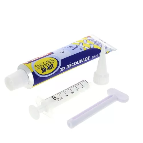 Collal - silicone glue 3D-Kit x 80ml