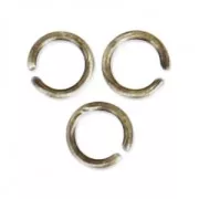 3x0.5mm Open Jump Rings - European-made - Bronze Tone x50