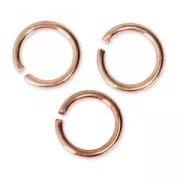 4X0.5mm Open Jump Rings - European-made - Rose Gold Tone x50