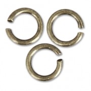 4X0.7mm Open Jump Rings - European-made - Bronze Tone x50