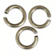 4X0.7mm Open Jump Rings - European-made - Bronze Tone x50