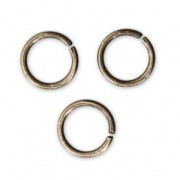 6X0.7mm Open Jump Rings - European-made - Bronze Tone x50|raw }}