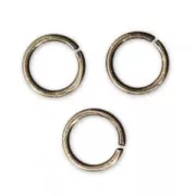 6X0.7mm Open Jump Rings - European-made - Bronze Tone x50