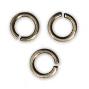 Jumprings open 6X1  mm - European-made - Bronze Tone x50|raw }}