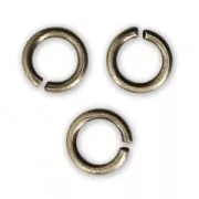 Jumprings open 6X1  mm - European-made - Bronze Tone x50