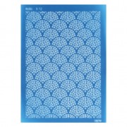 Silk Screen Moiko for Polymer Clay 74x105 mm -  Bubbles 9.12|raw }}