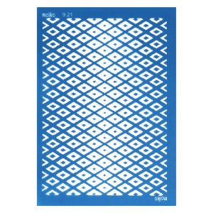 Silk Screen Moiko for Polymer Clay 74x105 mm - Diamond 9.21