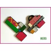Silk Screen Moiko for Polymer Clay 74x105 mm - Diamond 9.21