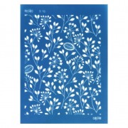Silk Screen Moiko for Polymer Clay 74x105 mm - Flower 9.16