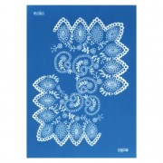 Silk Screen Moiko for Polymer Clay 74x105 mm -  Slavic lace|raw }}