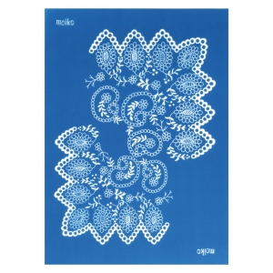 Silk Screen Moiko for Polymer Clay 74x105 mm -  Slavic lace