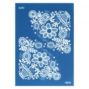 Silk Screen Moiko for Polymer Clay 74x105 mm - Flower Lace