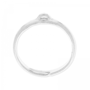 Ring 1 loop size 53 Silver Tone x1