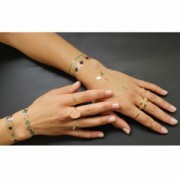 Ring 1 loop size 53 Silver Tone x1