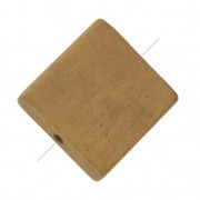 Square wooden bead 30 mm x1