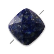 Bead Faceted square Lapis Lazuli 6 mm x1|raw }}