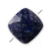 Bead Faceted square Lapis Lazuli 6 mm x1