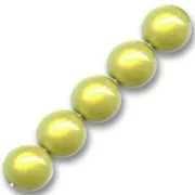 Magic beads 6mm Light green x25