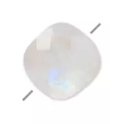 Bead Faceted square Moonstone 6 mm x1