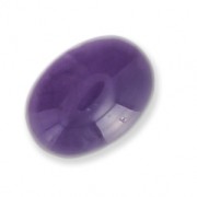 Oval Cabochon 8x6 mm Amethyst x1