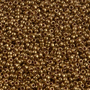 Miyuki 15/0 Seed Beads 457L - Metallic Light Bronze x 100 g