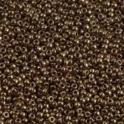 Miyuki 15/0 Seed beads 457 - Dark Bronze Metallic x100g