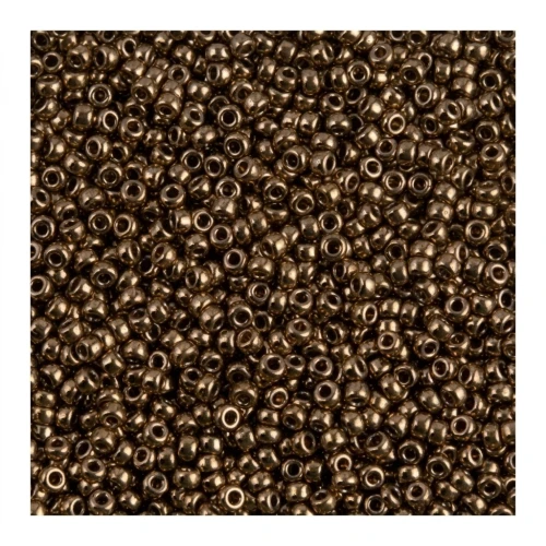 Miyuki 15/0 Seed beads 457 - Dark Bronze Metallic x100g