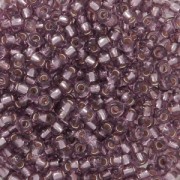 Preciosa Seed beads 11/0 2 mm - Light Amethyst Silver Lined x10g|raw }}