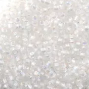 Preciosa Seed Beads 11/0 2 mm - Crystal AB Silver Lined x 20 g