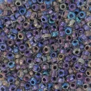 Preciosa Seed Beads 11/0 2 mm - Crystal AB Black Lined x 20 g