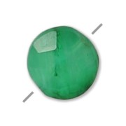 Emerald faceted imitation dyed square 6 mm x1|raw }}