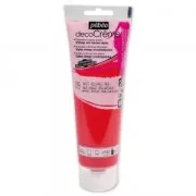 Acrylic paint - DecoCrème by Pébéo - Matt Volcanic Red nr 09 x 120ml