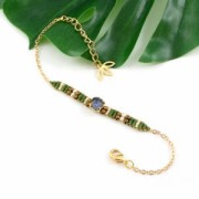 2x2mm Mini-beads imitation hematite cube beads - Golden x39 cm