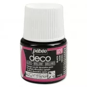Opaque acrylic decorative paint - Deco Gloss by Pébéo - Black nr 20 x 45ml