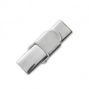 Stainless steel clasp for 6 mm lace x1