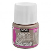 Opaque acrylic decorative paint - Deco Matt by Pébéo - Ash Brown nr 070 x 45ml|raw }}