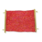 20 mm Slide End Tube for bead-weaving - Bronze Tone x1