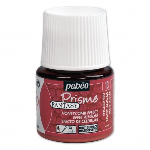 Fantasy Prisme paint by Pébéo - Honeycomb effect - English Red (nr 13) x45ml