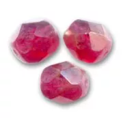 Faceted 3 mm Fuchsia Champagne Luster x50