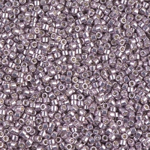 Miyuki Delica 11/0 DB0429 - Galvanized Light Smoky Amethyst x8g