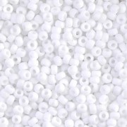 Miyuki Seed beads 8/0 402F - Mat Opaque White x8g|raw }}