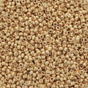 Miyuki Seed beads 15/0 1052 - Galvanized Gold x8g|raw }}