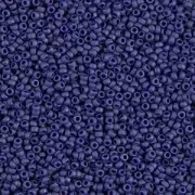 Miyuki Seed beads 15/0 2075- Mat Opaque Cobalt Luster x8g