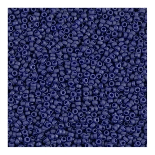 Miyuki Seed beads 15/0 2075- Mat Opaque Cobalt Luster x8g