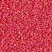 Miyuki Delica 11/0 DB0856 - Mattete Transparent Red Orange AB|raw }}