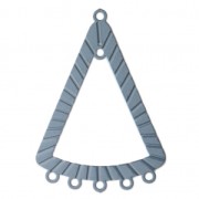 Dyed triangle laser cut spacer 36x25 mm Petrol Grey x1
