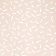 Cotton fabric - Hygge - Lines - Powder/White x10cm